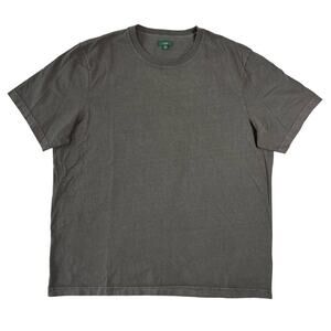 J.Crew Men's XXLT Gray Classic Short-Sleeve Crew Neck T-Shirt